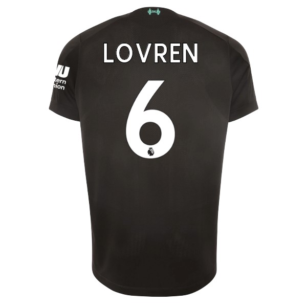 Camiseta Liverpool NO.6 Lovren 3ª 2019/20 Negro